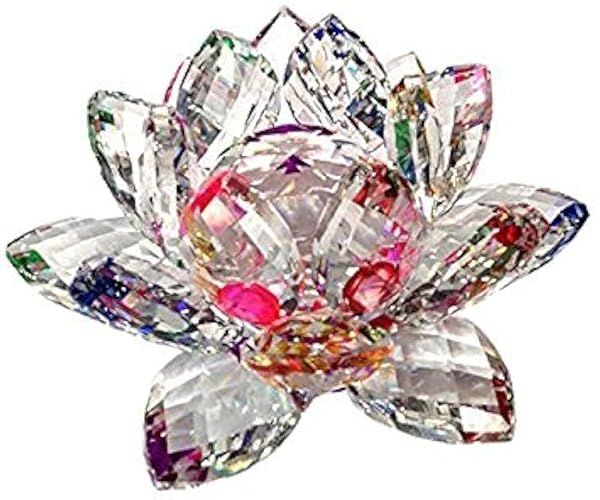 Buy Amlong Crystal 5-Inch Sparkle Lotus Flower - Feng Shui Home Decor Gift Box