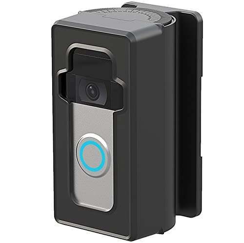 Anti-Theft Adjustable (30 to 140 Degree) Video Doorbell door mount Corner Mount Compatible with Video Doorbell 12/3/4,Video Doorbell Adjustable Mounting Bracket for apartment, rental, dorms