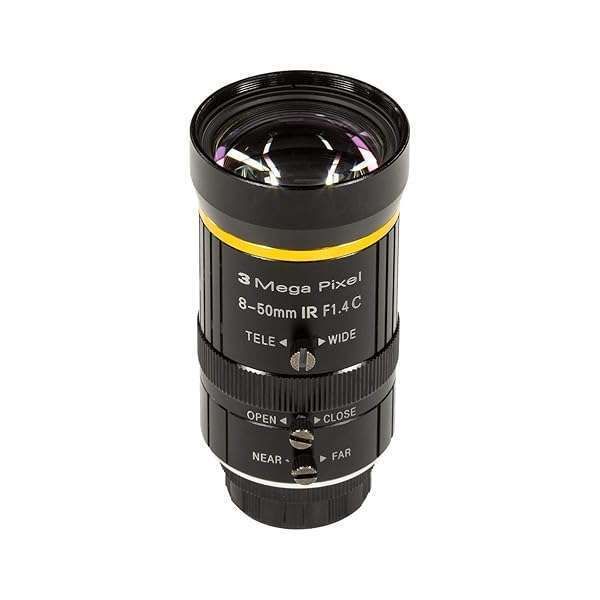 Arducam 8-50mm C-Mount Zoom Lens for IMX477 Raspberry Pi HQ Camera - Industrial Telescope Lens & C-CS Adapter