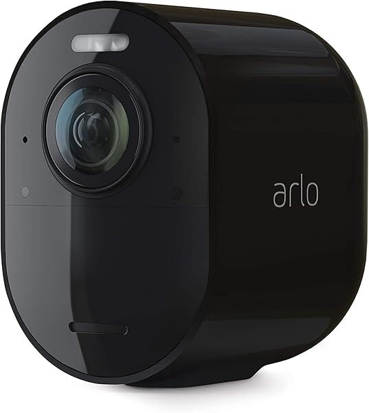Arlo Ultra 2 Spotlight Camera 4K HDR (Camera only, SmartHub Sold Separately | Wireless Home Security Camera | Color Night Vision, Motion Sensor, 180º View, 2-Way Audio, Black