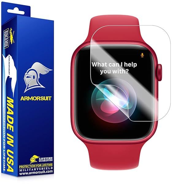 ArmorSuit 8 Pack Apple Watch 7 41mm Screen Protector - MilitaryShield HD Clear Film Made in USA