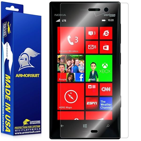 ArmorSuit MilitaryShield Screen Protector for Nokia Lumia 928 - Max Coverage Anti-Bubble HD Clear Film