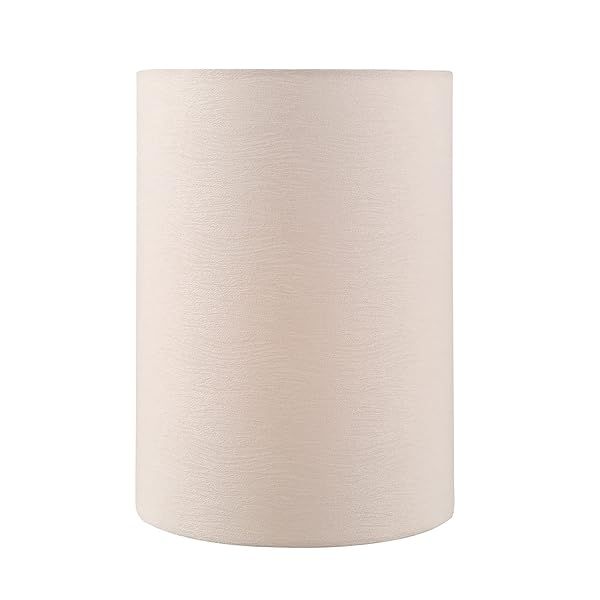 "Shop Aspen Creative 31303: Contemporary Beige Drum Shade - 8" Top x 8" Bottom x 11" Height for Stylish Lighting"