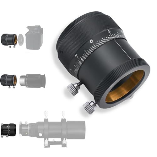 "Astromania 1.25" Double Helical Focuser: High Precision Telescope Accessory with 0.05mm Scale for Lenses & Guidescopes"