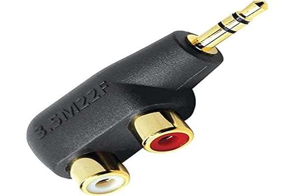 AudioQuest 3.5mm Stereo to 2 x Female RCA Adapter: High-Quality Audio Solution