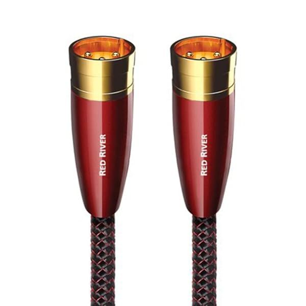 AudioQuest Red River 0.5m Balanced XLR Interconnect Cable - High-Quality Analog Audio Pair