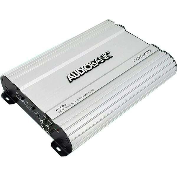 Powerful Audiobank P1502 1500W Car Audio Amplifier - Ideal for Motorcycle, RV, ATV, Boat & Marine Use