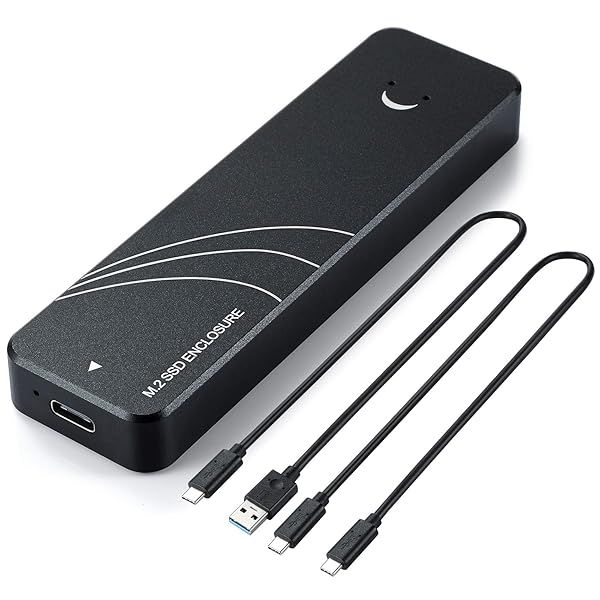 BEYIMEI 10Gbps M.2 NVMe SSD Enclosure - Tool-Free Aluminum Case for 2230/2242/2260/2280 SSDs