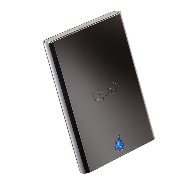 BIPRA S2 500GB Portable External Hard Drive - 2.5 Inch USB 2.0 NTFS - Black | Fast & Reliable Storage Solution