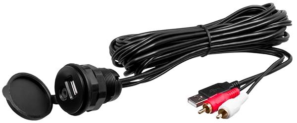 Upgrade Your Sound: BOSS Audio Systems MUSB35 6ft USB 3.5mm Auxiliary Interface Mount & Cable