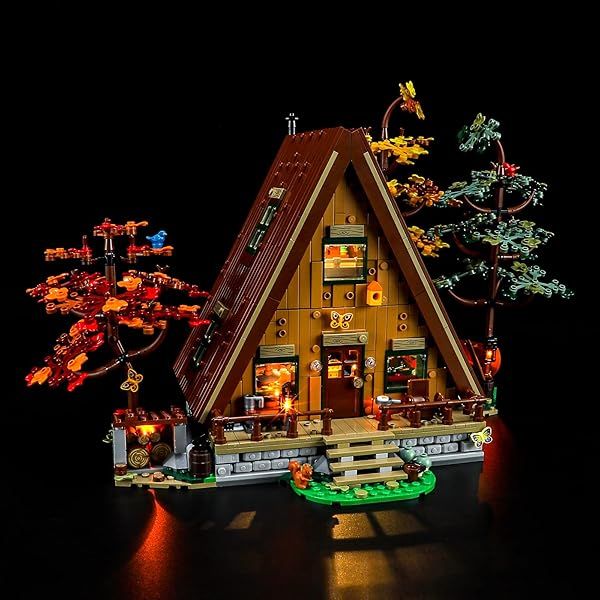 BRIKSMAX LED Lighting Kit for LEGO 21338 A Frame Cabin Compatible with Lego Ideas Building Blocks Model Not Included