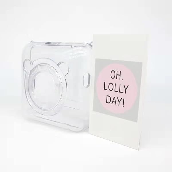 BTOPCASE Hard EVA Storage Case for PeriPage Mini Pocket Wireless Thermal Printer Clear Case for Photo Label Memo Receipt Paper