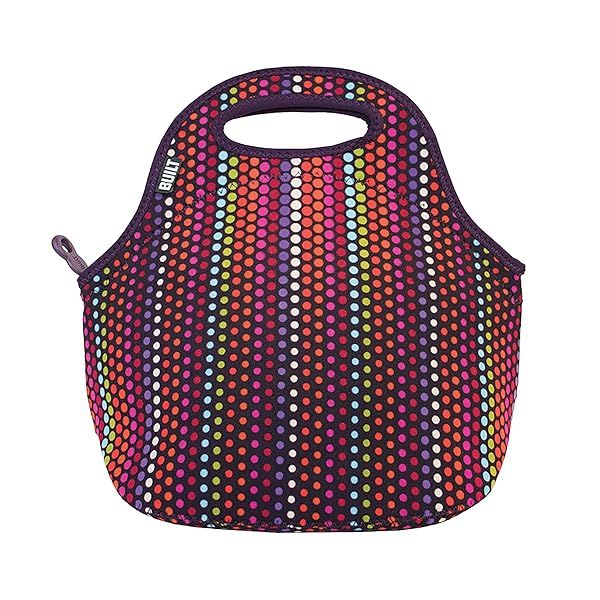 BUILT Gourmet Getaway Neoprene Lunch Tote: Lightweight, Insulated & Reusable - Perfect for On-the-Go Meals!