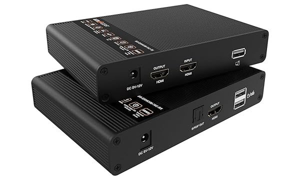 Buy BZBGEAR 4K UHD HDMI & KVM Extender - Zero Latency, 230ft, HDR & ARC Support - BG-EXHKVM-70C