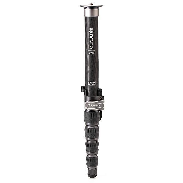 "Benro MSD46C SupaDupa Monopod: 72" Waterproof Carbon Fiber with Twist Locks & Spiked Foot"
