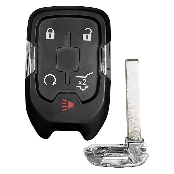 BestKeys Smart Proximity Key Replacement for GMC Terrain Acadia 2017 2018 2019 2020 5 Button Remote Control Fob HYQ1EA 13508275