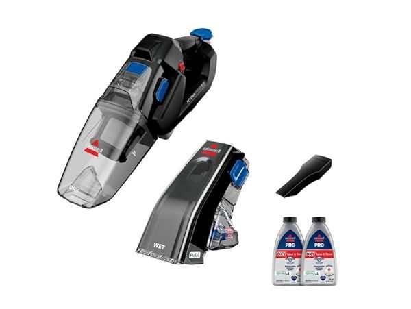 Bissell Pet Stain Eraser Duo Black Portable Cleaner for Quick Pet Mess Removal