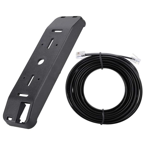 Black Panel 5m Cable Extension for YAESU FT-7800 FT-7900 Walkie Talkies - Enhance Your Communication!