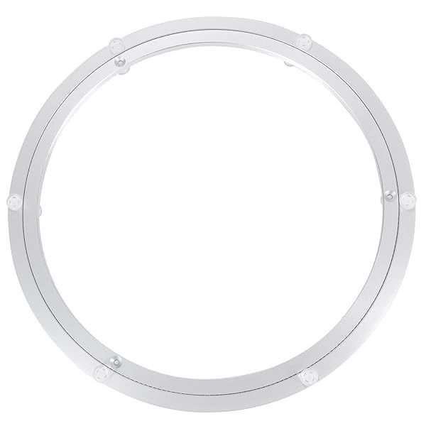 BlueNatHxRPR 12 Inch Lazy Susan Base Rotating Turntable Bearing for Glass Granite Wood Kitchen Dining Table