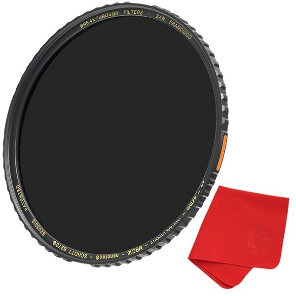 Breakthrough Photography 58mm X4 6-Stop ND Filter - Professional Neutral Density for Cameras, Ultra-Slim & Weather-Sealed