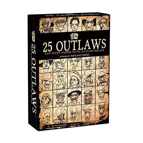 Buffalo Games 25 Outlaws: Modern Texas Hold 'Em Poker for Epic Adult Game Nights