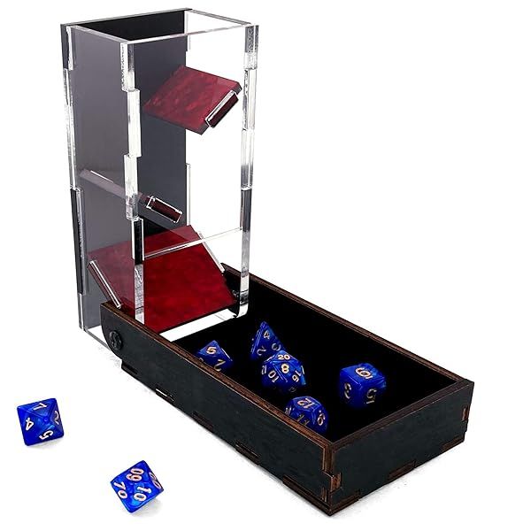 Buy C4Labs Colour Lux Drawbridge Dice Tower in Symphony Red - Perfect for Gamers!