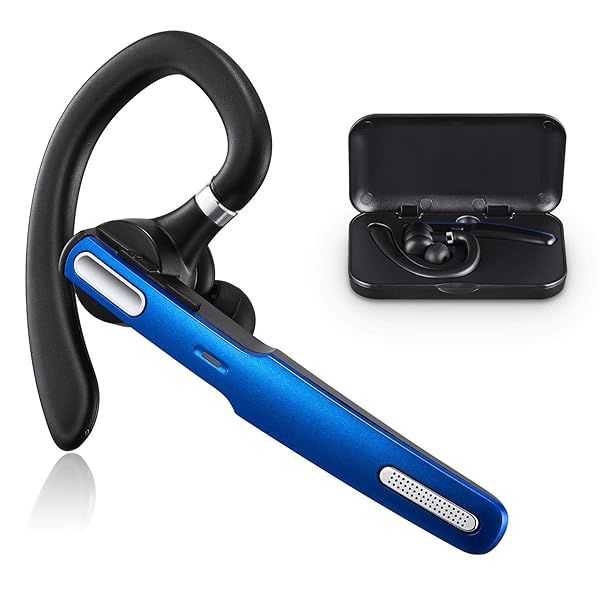 COMEXION Bluetooth Headset V5.0: Wireless Noise-Canceling Earphones for iPhone & Android - Perfect for Driving & Office Use