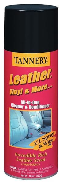 CRC Tannery Original Scent Leather Cleaner & Conditioner 10 oz - Best Leather Care Solution