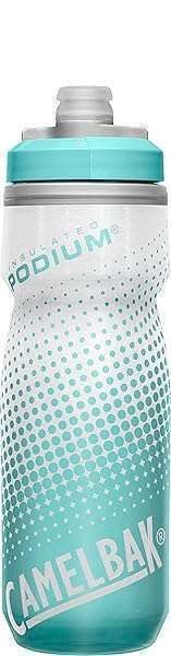 Buy CamelBak Podium Chill 21oz Insulated Bike Water Bottle - Easy Squeeze, Fits Most Cages, Teal Dot