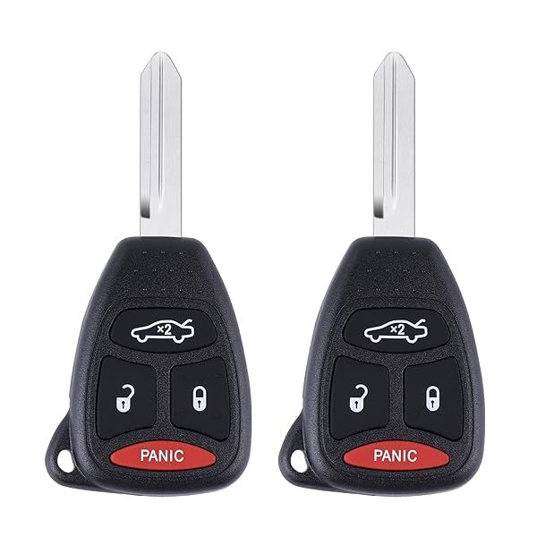 Chrysler 300C, Dodge Charger & Jeep Key Fob Replacement - Fits 2005-2009 Models (FCCID: KOBDT04A, OHT692427AA)