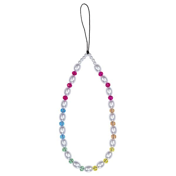 Case-Mate Beaded Wristlet: Universal Charm Strap in Jelly Bean Pearl - Stylish & Functional Accessory