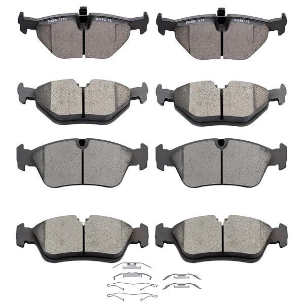 SCITOO 8pcs Ceramic Brake Pads Kit for BMW 318i, 323i, 325i, Z3 & Z4 - High Performance & Durable