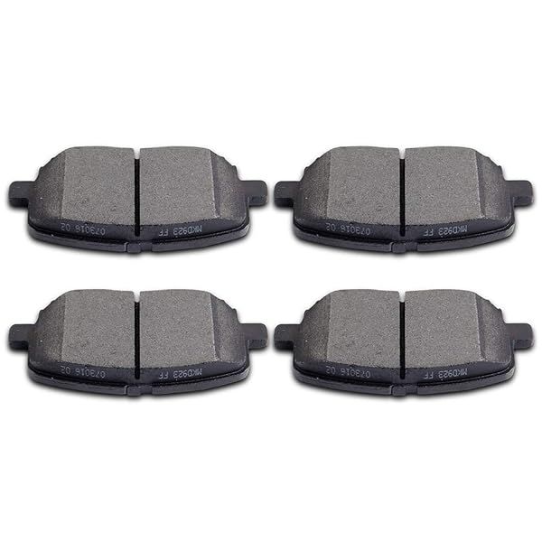SCITOO Ceramic Disc Brake Pads for Pontiac Vibe & Toyota Corolla/Matrix (2003-2008) - 4pcs Front Set