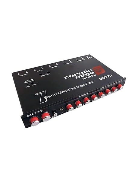 Buy Cerwin-Vega EQ770 7-Band Parametric Equalizer with Aux Input - Enhance Your Sound Today!