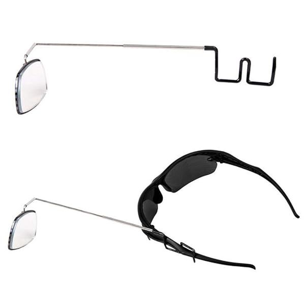 Adjustable CfoPiryx Bicycle Eyeglass Mirror for Cycling - Helmet Mount Rear View Accessory