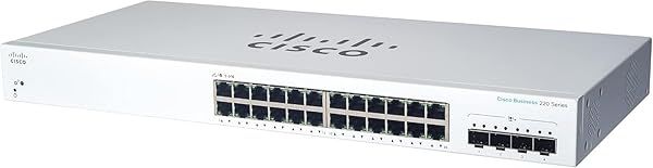 Buy Cisco CBS220-24T-4X Smart Switch | 24-Port GE & 4x10G SFP+ | 3-Year Warranty - Fast Shipping!