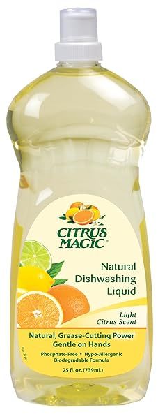 Buy Citrus Magic Natural Dishwashing Liquid 25-Ounce - Eco-Friendly & Effective Cleaning Solution