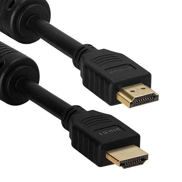 Cmple 25FT HDMI Cable 470N with Ferrite Cores - 4K, 1080p, UHD, 3D, ARC Support for PS4, Xbox, HDTV