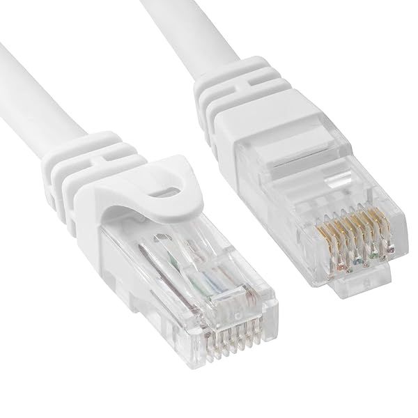 High-Speed 75ft Cat6 Ethernet Cable - 10 Gigabit RJ45 Patch Cord with Gold Plated Connectors