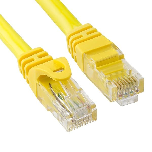 High-Speed 100ft Cat6 Ethernet Cable - 10Gbps RJ45 Network Cord with Gold Plated Connectors - Perfect for Gaming & Streaming