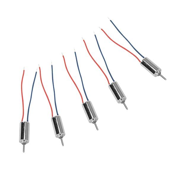 5pcs Coreless Motors 4.5V 32250RPM for Model Toys & Aircraft - Micro 4mmx8mm DC Motors