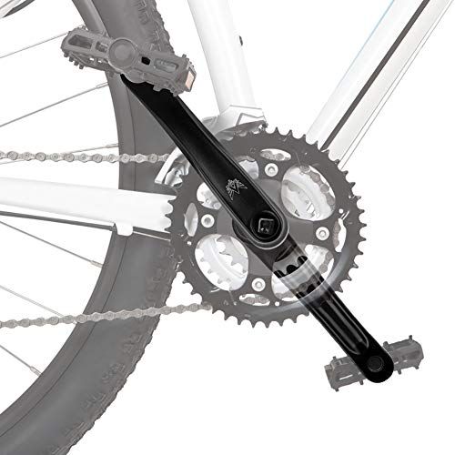 170mm Alloy Left Crank Arm Replacement for Bikes Black Color Available in Hole