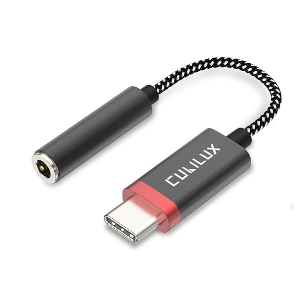 Cubilux 192KHz USB C Headphone Adapter for iPhone 15, iPad, Samsung S24/S23 - High-Quality Type C to 3.5mm Dongle