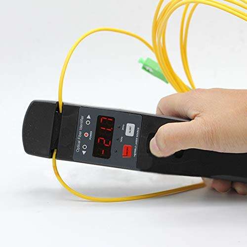 Buy D YEDEMC Live Optical Fiber Identifier: 800-1700nm, 10km VFL FTTH Tool for Accurate Fiber Testing