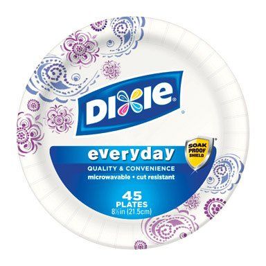 DIXIE Everyday 48 Count Plates - 8.5 Inch Disposable Dinnerware for Easy Entertaining