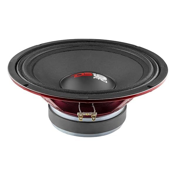 "DS18 PRO-X10M 10" Loudspeaker - 600W Max Midrange Car Audio Speaker for Superior Stereo Sound"