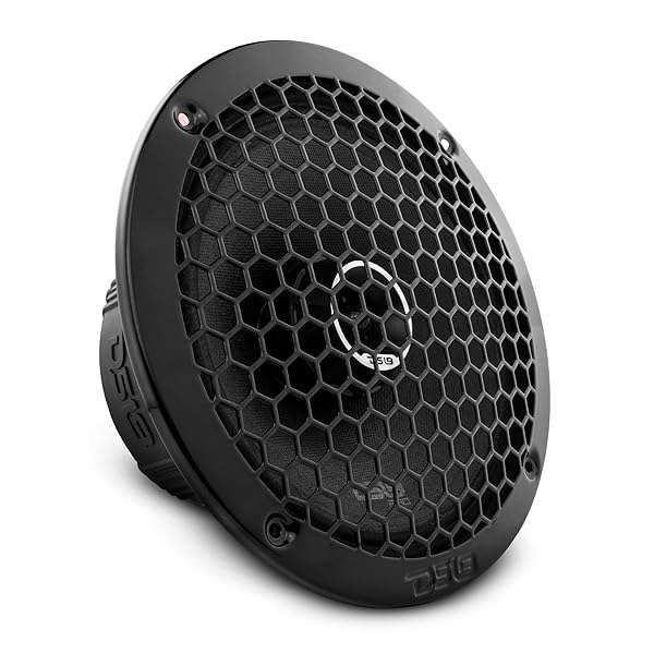 DS18 PRO-ZT6 6.5-Inch 2-Way Pro Audio Speakers - 450W Max, Water Resistant, Built-in Tweeter, Black Mesh Grill