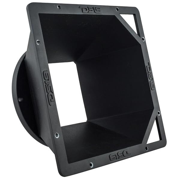 "DS18 PROSDF6 6-in Mid Diffuser Flare: Boost Loudness for 6.5" Speakers with Exit Waveguide Horn"
