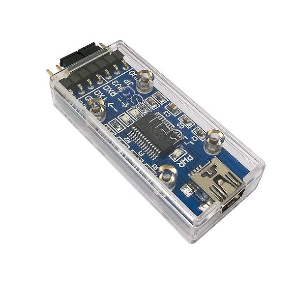 DSD TECH SH-U09F USB to TTL Adapter: FTDI FT232RL IC, 3.3V & 5V Support for Reliable Connections