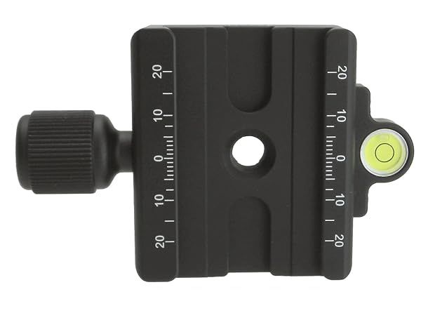 "Desmond DAC-60 60mm QR Clamp with 1/4" Adapter - Arca-Swiss Compatible Tripod Head"